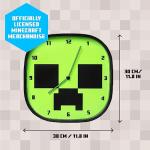 Minecraft Creeper Glow-in-the-Dark Wall Clock