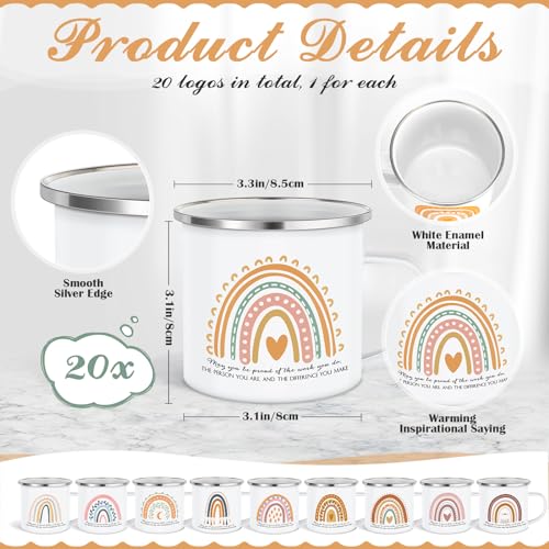 Employee Appreciation Coffee Mugs - 20 Pack