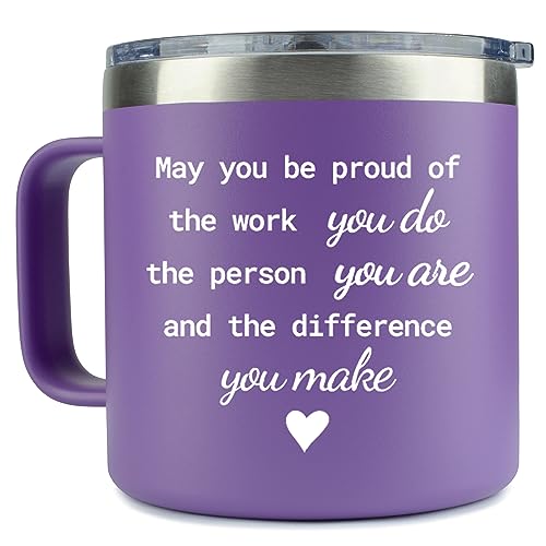 Proud Work Mug for Therapists - 14 Ounce