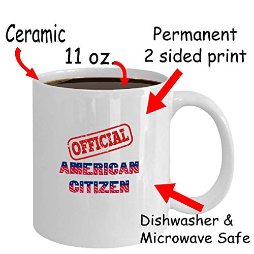 Proudly American Citizen Coffee Mug
