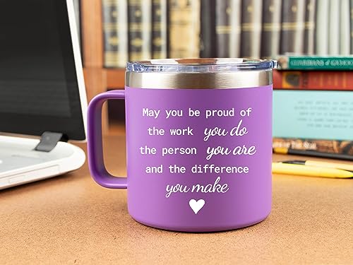 Proud Work Mug for Therapists - 14 Ounce