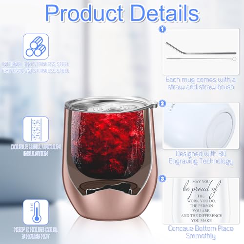 Inspirational Appreciation Mugs for Employees – 6 Pack