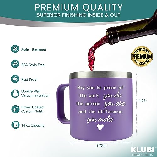 Proud Work Mug for Therapists - 14 Ounce