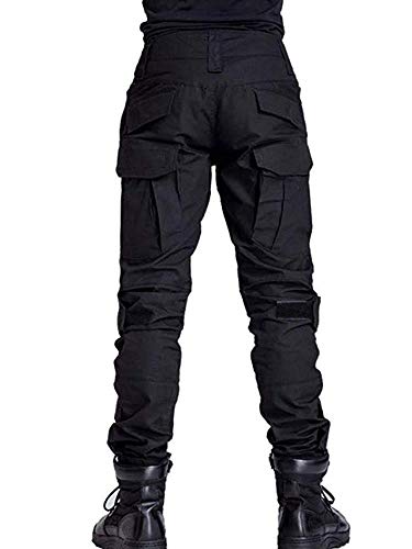 Men's Tactical Waterproof Cargo Pants - Black