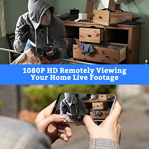 1080P WiFi Mini Hidden Spy Camera with Motion Detection