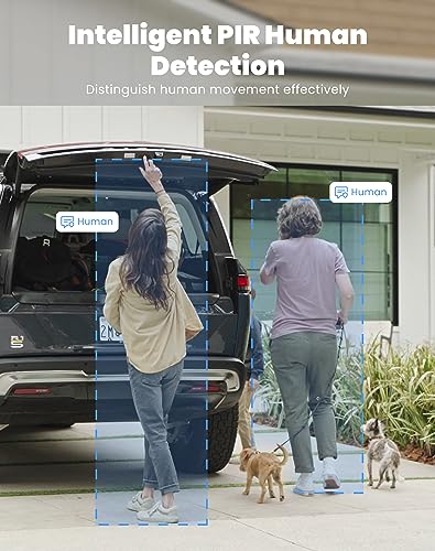 Wireless 2K Solar Security Camera with 360° PTZ