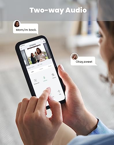 Wireless 2K Solar Security Camera with 360° PTZ