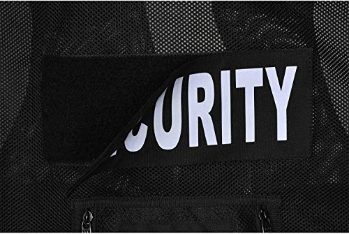 High Visibility Tactical Safety Vest - Jet Black