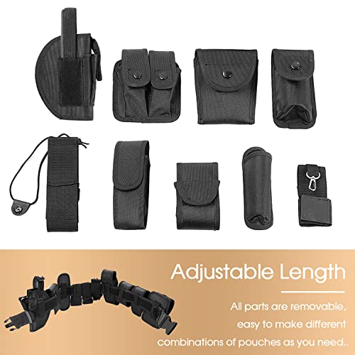 10-in-1 Tactical Duty Belt with Pouches