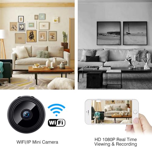 1080P WiFi Mini Hidden Spy Camera with App Control
