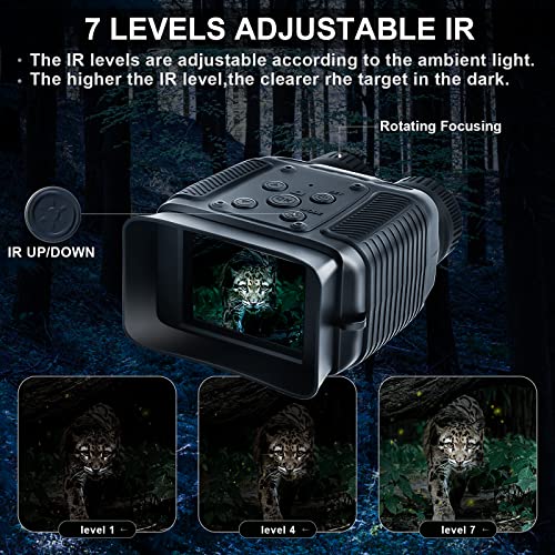 4K HD Night Vision Binoculars - 8X Zoom