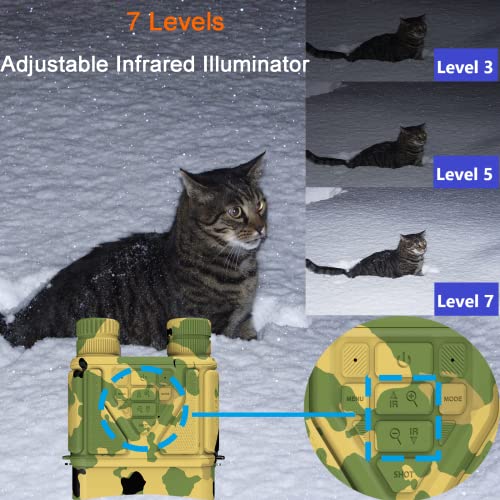 Digital Night Vision Binoculars with Large Screen and SD Card