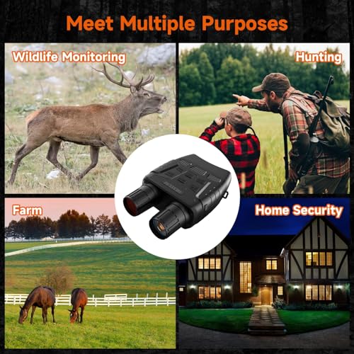 HEXEUM Night Vision Binoculars - Infrared Photos and Videos