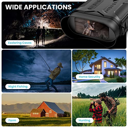 4K Digital Night Vision Binoculars with IR