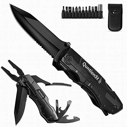12-in-1 Pocket Multitool with Safety Locking