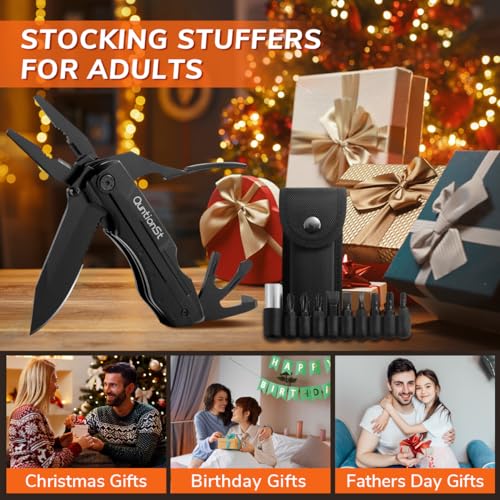 12-in-1 Pocket Multitool with Safety Locking