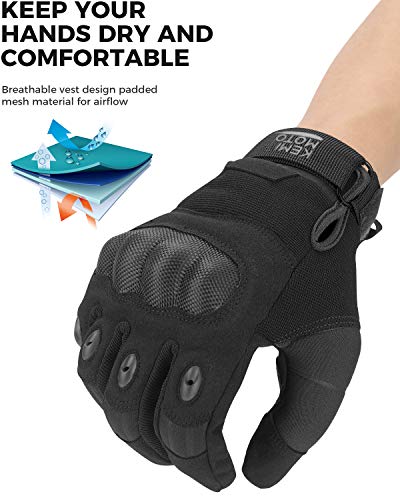 KEMIMOTO Tactical Touchscreen Gloves for Men