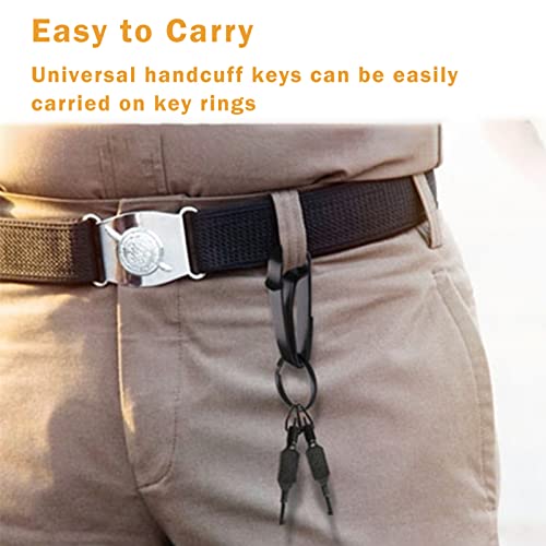 Flat Knurled Swivel Key for Standard Handcuffs