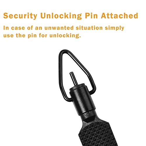 Flat Knurled Swivel Key for Standard Handcuffs