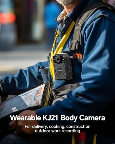 BOBLOV KJ21 1296P Portable Body Camera with Night Vision