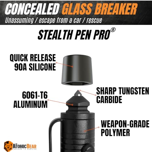 Tactical Self Defense Stealth Pen with Breaker