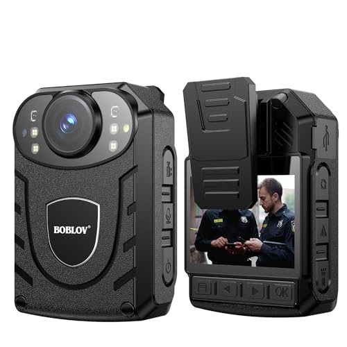 BOBLOV KJ21 1296P Portable Body Camera with Night Vision