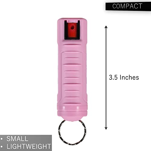 Tactical Pink Keychain Pepper Spray for Self Defense