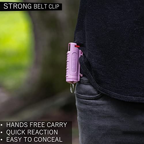 Tactical Pink Keychain Pepper Spray for Self Defense