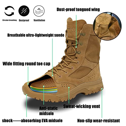 Men's Tactical Lightweight Military Combat Boots