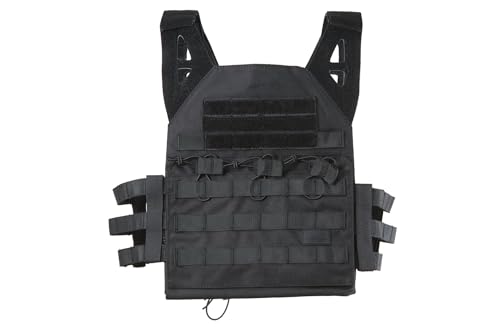 Lancer Tactical Adjustable Molle Airsoft Vest - Black