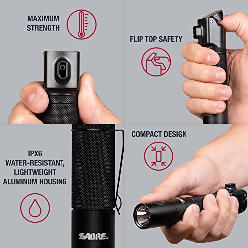 Flashlight & Pepper Spray Combo