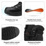 NORTIV 8 Steel Toe Anti-Slip Work Boots