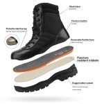 NORTIV 8 Steel Toe Anti-Slip Work Boots