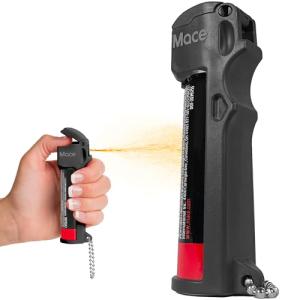 KeyGuard Mini Pepper Spray Keychain - Black