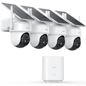 AOSU 4-Camera Solar Wireless Security System