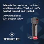 KeyGuard Mini Pepper Spray Keychain - Black