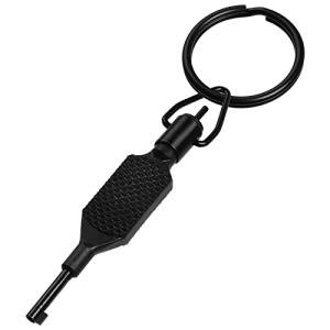 Flat Knurled Swivel Key for Standard Handcuffs