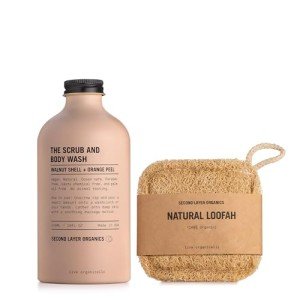 Natural Body Scrub with Walnut & Orange Peel