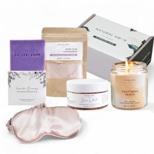 Natural Amor Spa Gift Set - 5 Relaxing Pieces