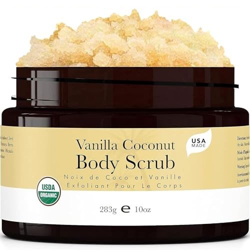 Organic Vanilla Coconut Sugar Body Scrub