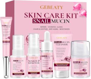 Korean Snail Mucin Anti-Aging Skincare Gift Set