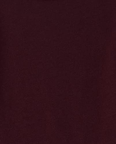 Girls' Rubine Long Sleeve Pleated Knit Dress