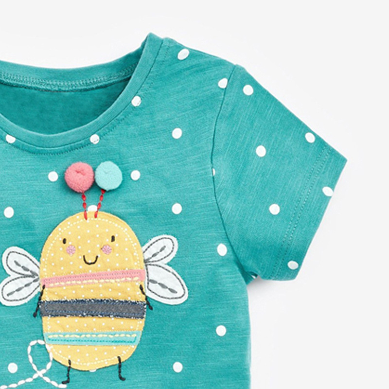 Little Maven Summer Cotton T-Shirt for Girls