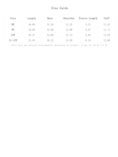 Cute Graphic Tees for Girls, Size 8-12