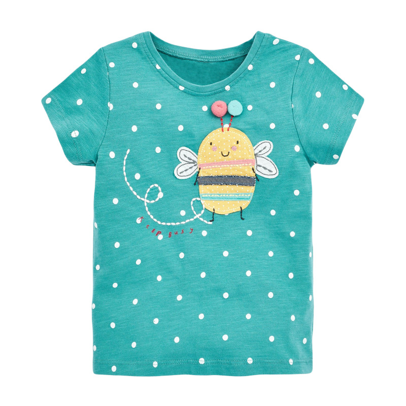 Little Maven Summer Cotton T-Shirt for Girls