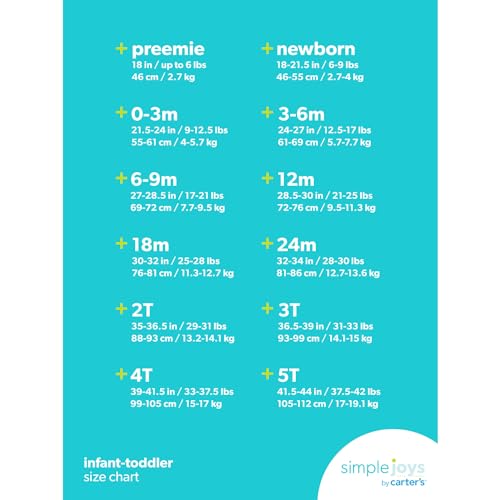 Carter's Girls' 3-Pack Short-Sleeve Tops, 4T