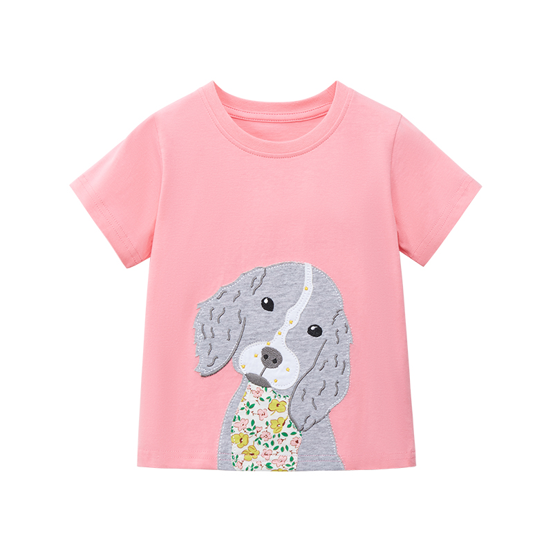 Little Maven Summer Cotton T-Shirt for Girls