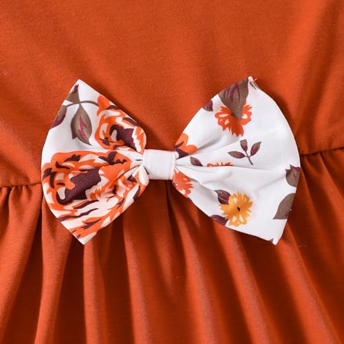 Toddler Girl Bow Tie High Low Outfit Set