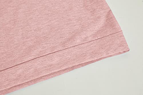 Pink Striped Long Sleeve Crewneck Sweatshirt for Girls