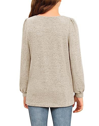 Girls' Long Sleeve Casual Sweatshirt - Size 7-8